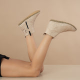 Men's Beige Boots from Atlantis Handmade Shoes