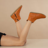 Women's Camel Boots from Atlantis Handmade Shoes