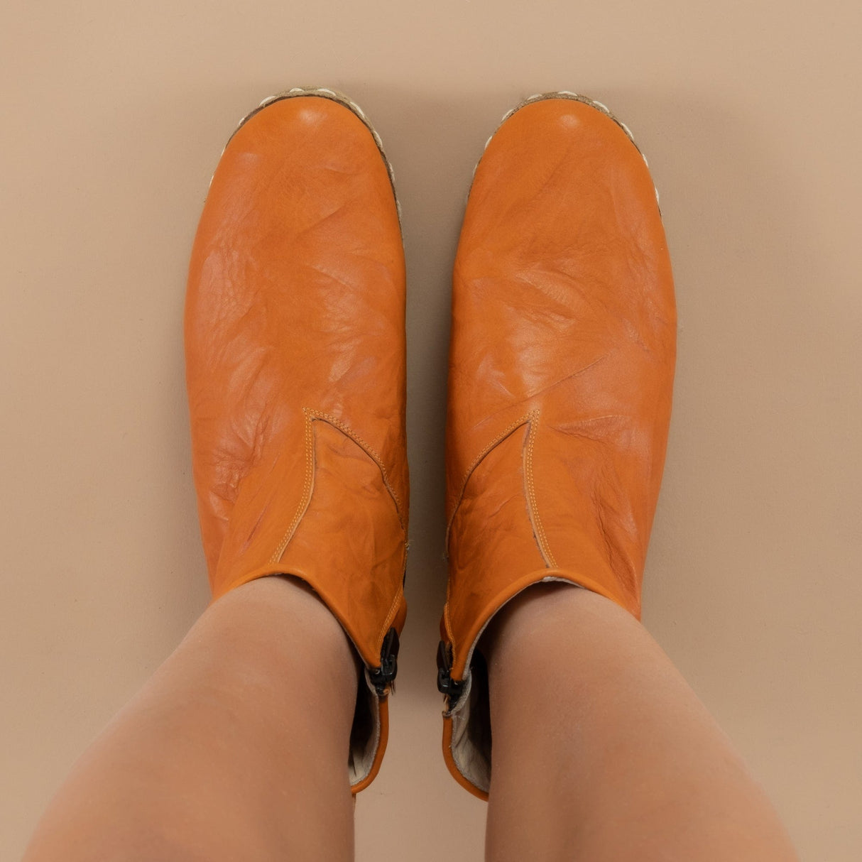 Men's Camel Boots From Atlantis Handmade Shoes