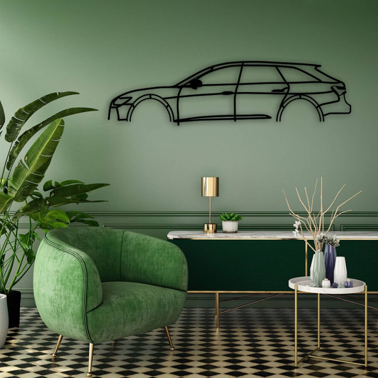 Audi RS6 Car Silhouette from VITAHOME DESIGN LLC