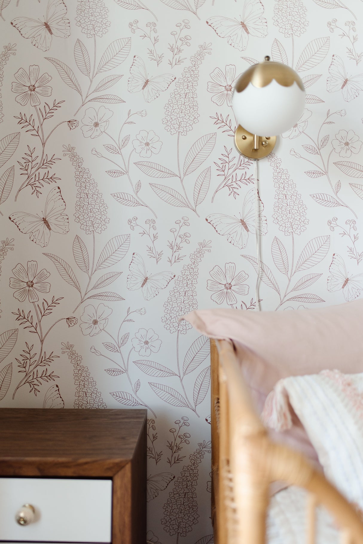 Ashlyn Wallpaper by Gooseberry Moon from Loomwell Home Goods
