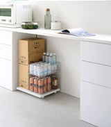 Rolling Caddy (2" H)  - Steel from Yamazaki Home