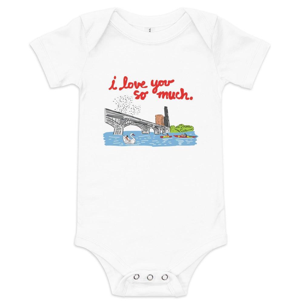 Austin City I Love You So Much Baby Onesie One Piece from Little Hometown