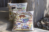 Austin Hand-Embroidered Pillow from Quirks!