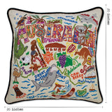 Australia Hand-Embroidered Pillow from Quirks!