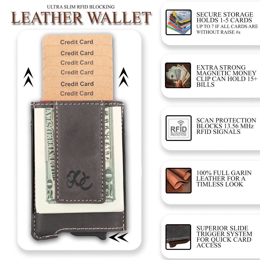 Automatic Pop-Up Wallet from UC Leather Company