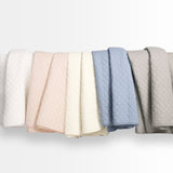 Ava Diamond Oversized Cotton Quilt Set from LushDecor