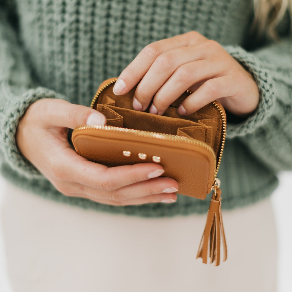 Ava Accordion Zip Around Wallet from Pretty Simple