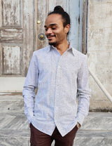 Avery Organic Cotton Men's Button Down Shirt from Passion Lilie