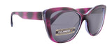 Avery, (Polarized) Women Sunglasses, 1.1mm Polarized Grey Lenses, 100% UVA UVB Protection (Purple Stripes) (Cat Eye) Trendy NY Fifth Avenue From NY Fifth Avenue