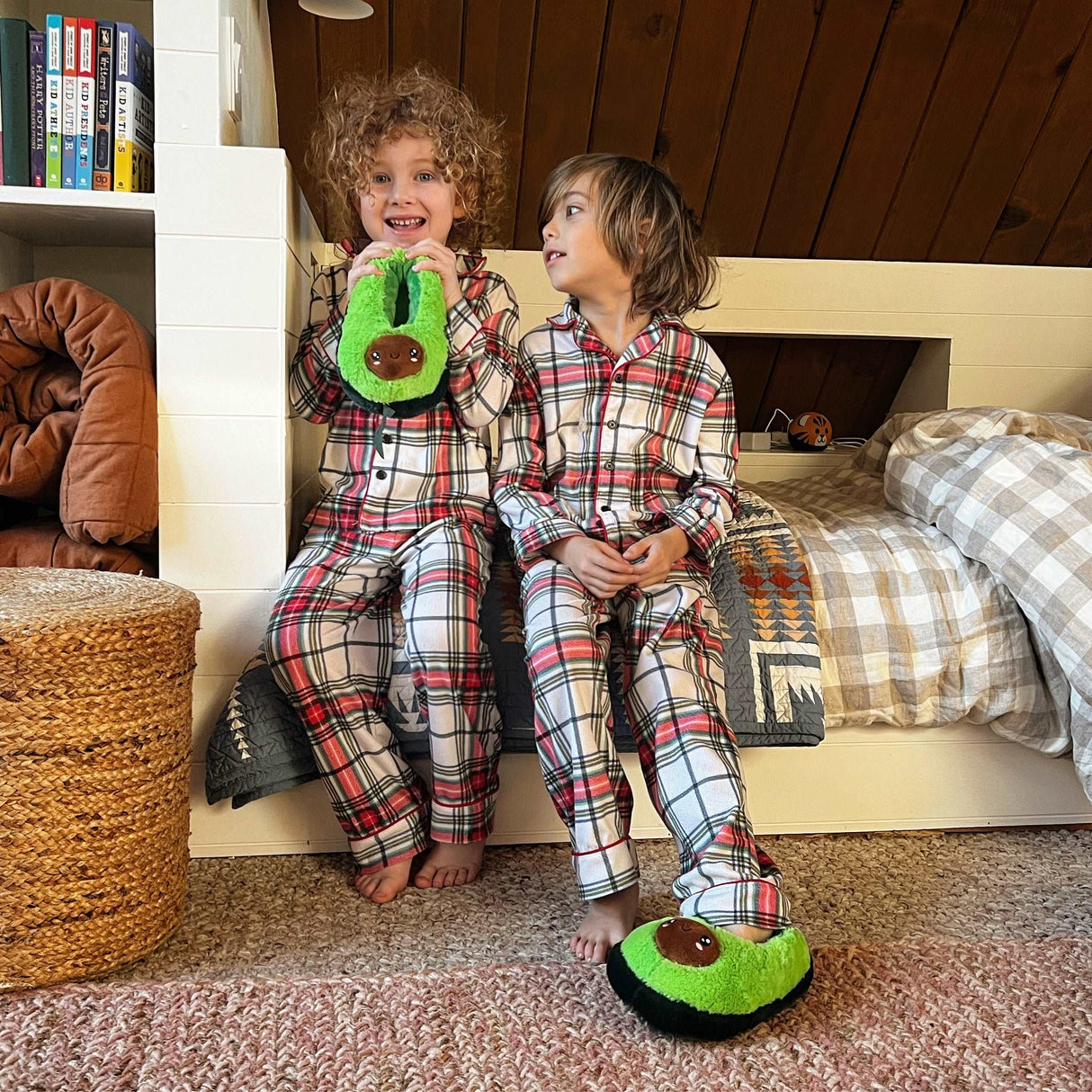 Avocuddle Kid's Slippers from Oooh Yeah! Socks