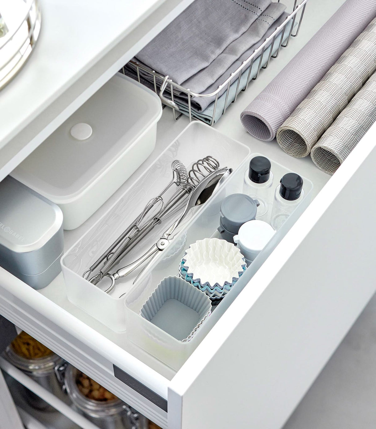 Stackable Clear Organizers [Set of 2] - Four Sizes from Yamazaki Home