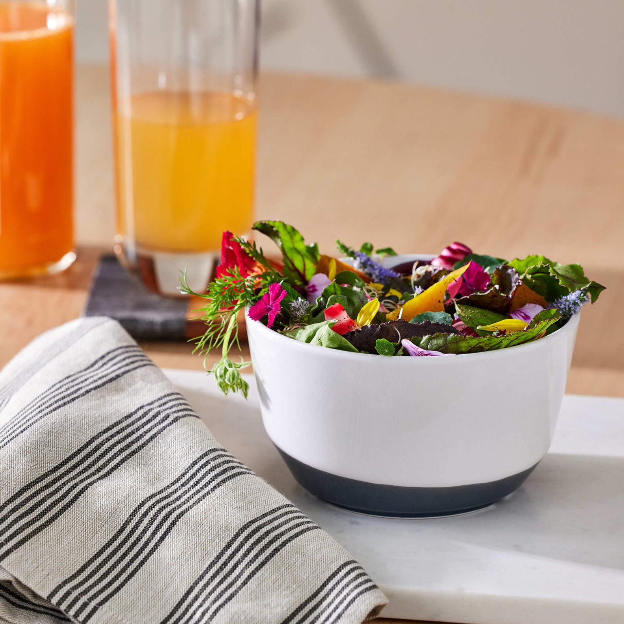 Libbey Austin 28-ounce Porcelain Soup Salad Bowl, Set of 4, Basalt Blue from Libbey