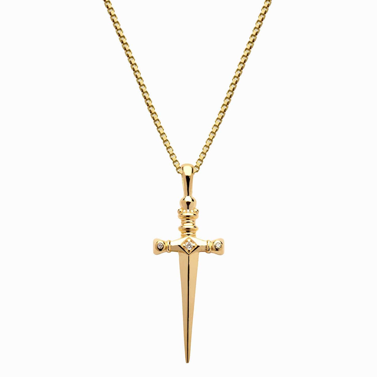 Diamond Sword Necklace From Awe Inspired