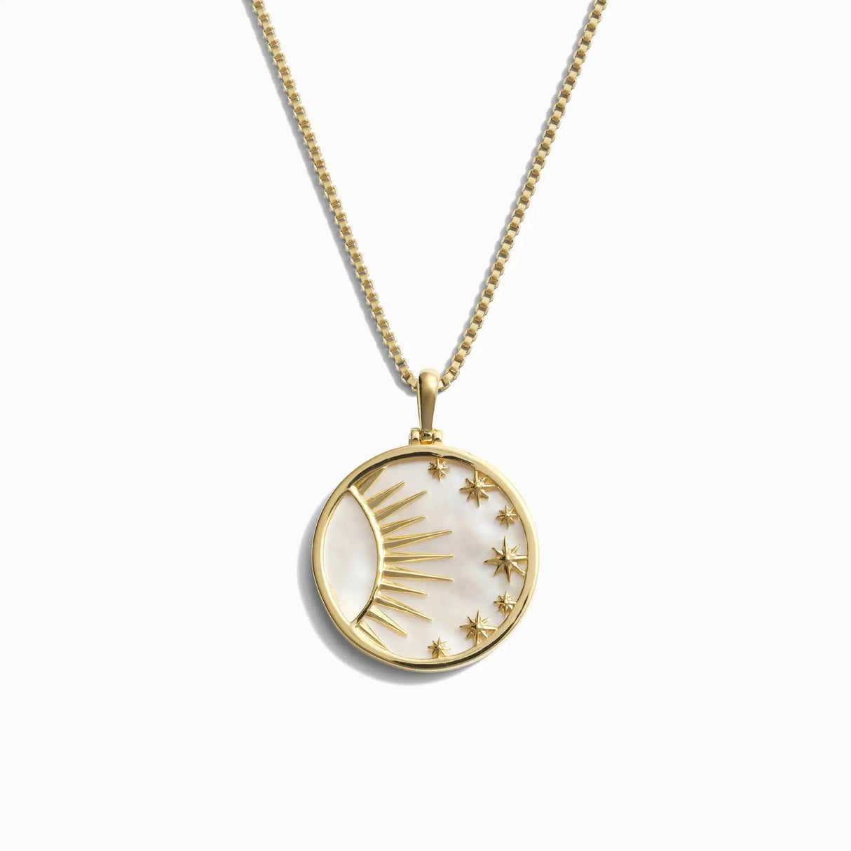 Celestial Mother of Pearl Necklace From Awe Inspired