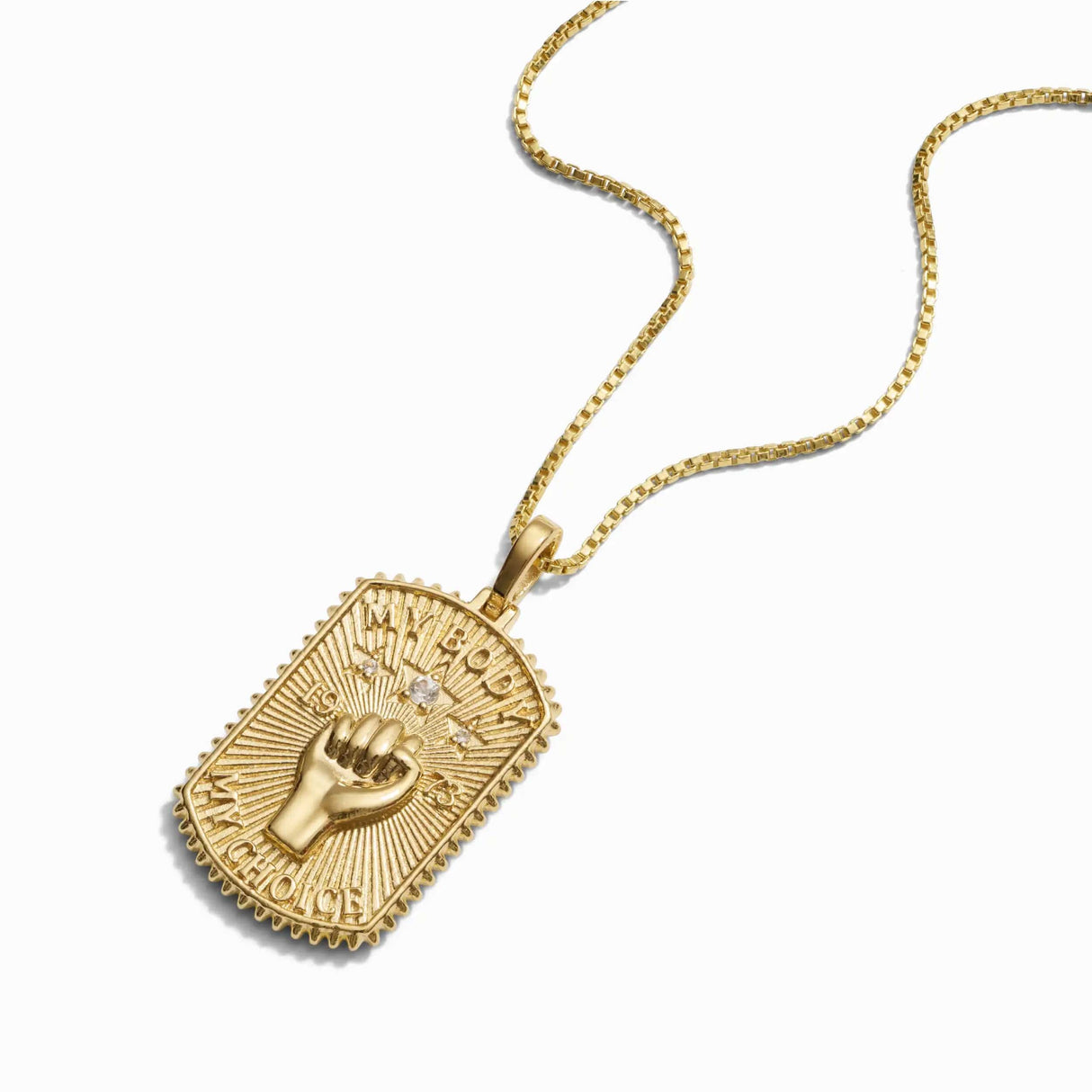 Pro Roe Dog Tag Necklace From Awe Inspired