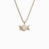 Mini Triple Moon Necklace From Awe Inspired