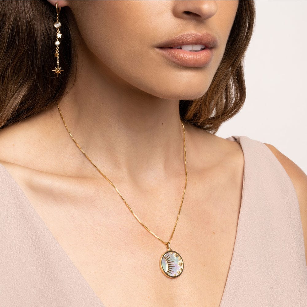 Celestial Mother of Pearl Necklace From Awe Inspired