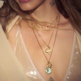 Celestial Mother of Pearl Necklace From Awe Inspired