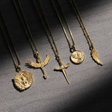 Mini Flying Dagger Necklace From Awe Inspired