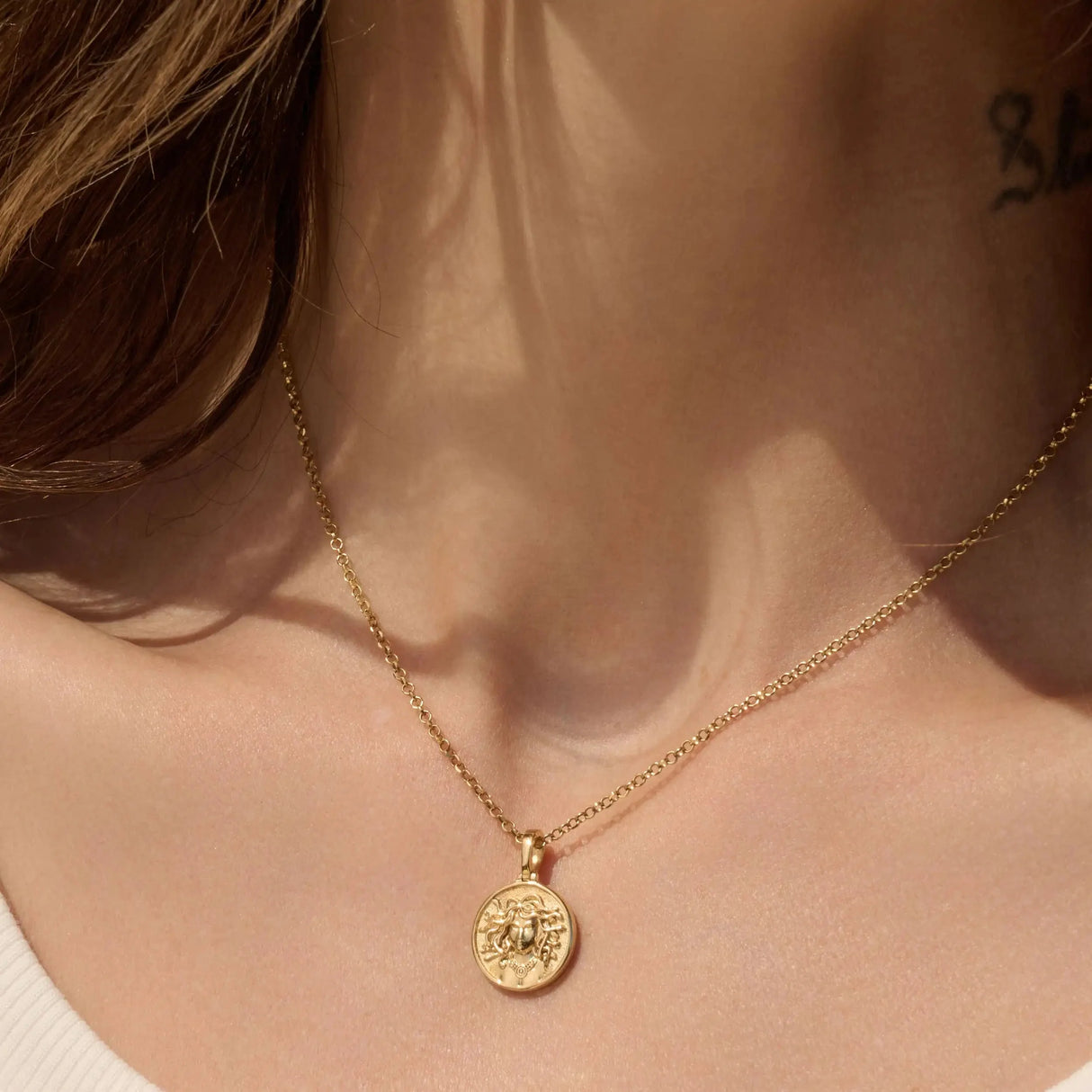 Mini Medusa Necklace From Awe Inspired