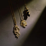 Onyx Crystal Snake Necklace From Awe Inspired