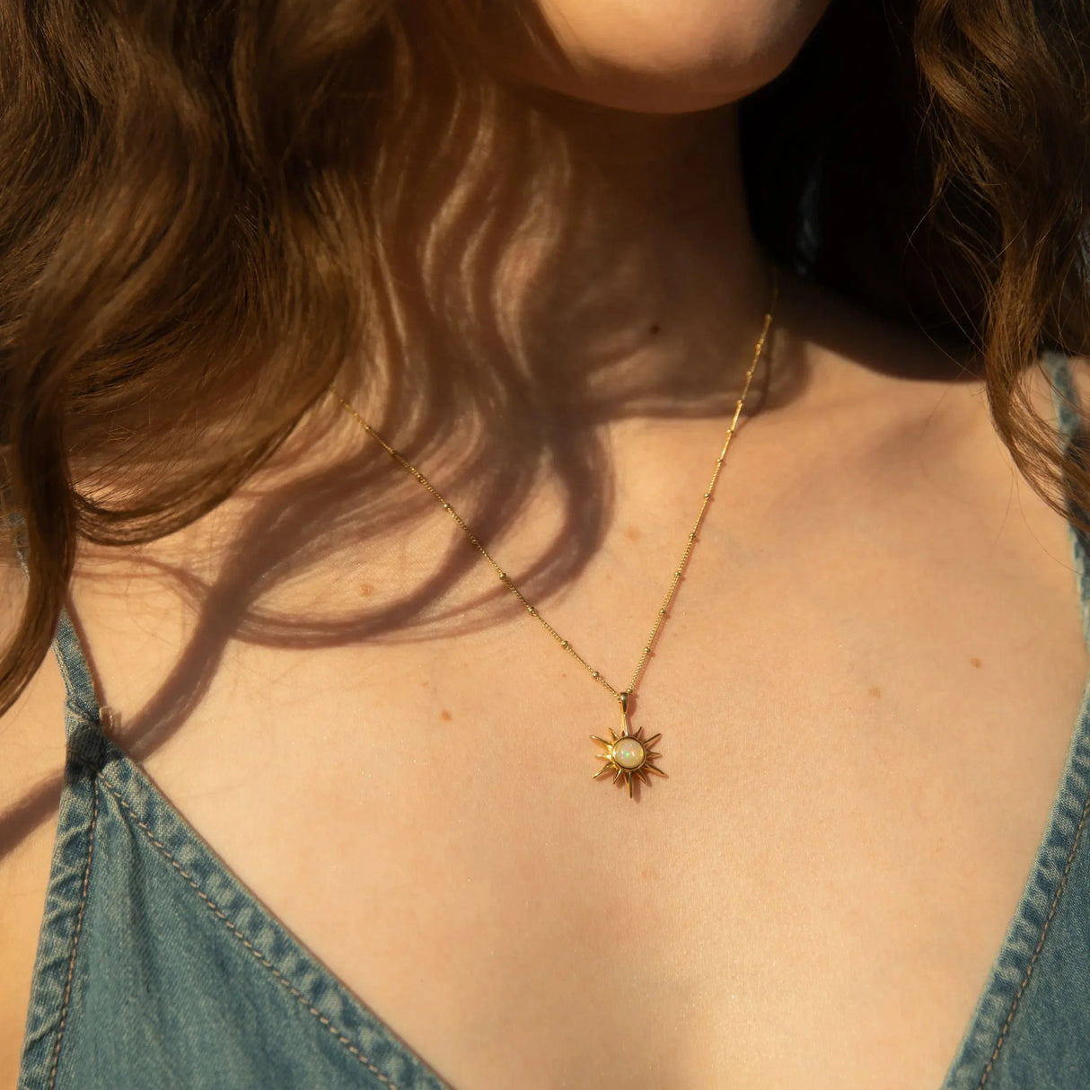 Opal Sun Necklace From Awe Inspired