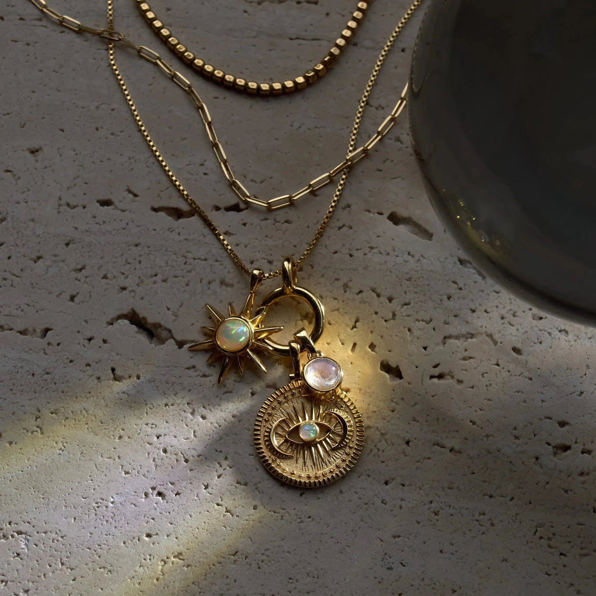 Opal Sun Necklace From Awe Inspired