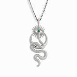 Crescent Snake Eye Necklace From Awe Inspired