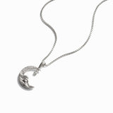 Diamond Moon Wave Necklace From Awe Inspired