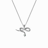 Emerald Eye Snake Necklace From Awe Inspired