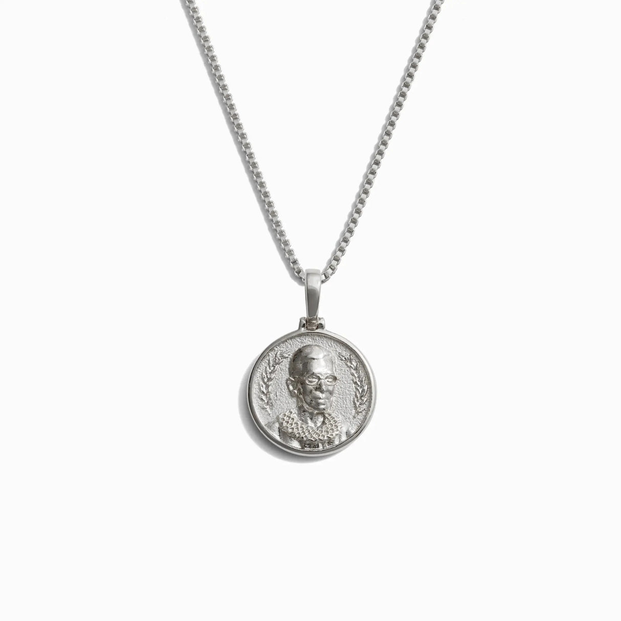 Mini Ruth Bader Ginsburg Necklace From Awe Inspired