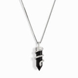 Onyx Crystal Snake Necklace From Awe Inspired