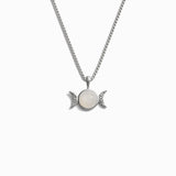 Mini Triple Moon Necklace From Awe Inspired