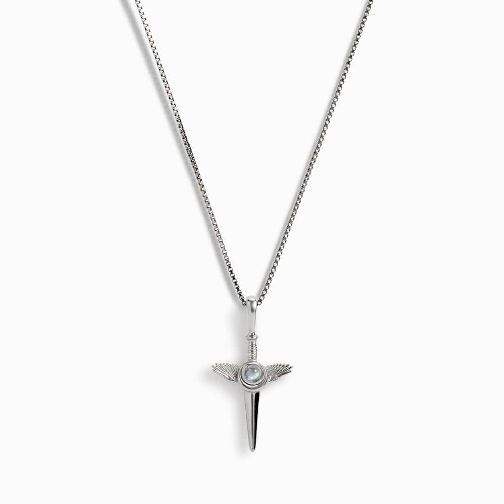 Mini Flying Dagger Necklace From Awe Inspired