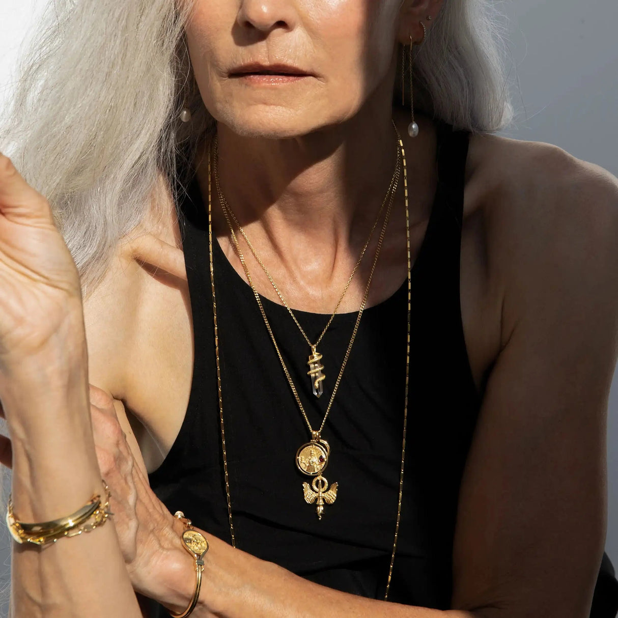 Crystal Snake Necklace From Awe Inspired