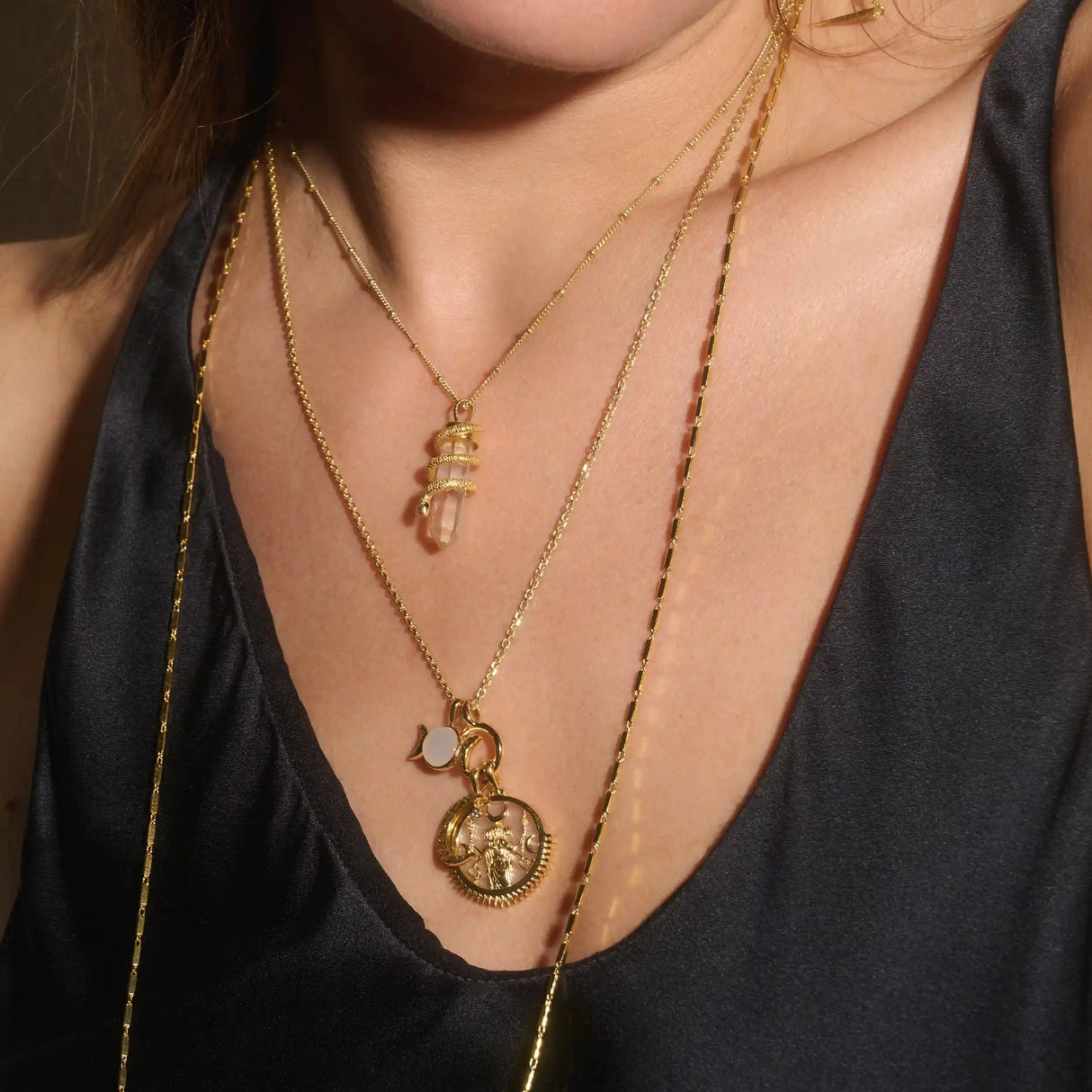 Crystal Snake Necklace From Awe Inspired