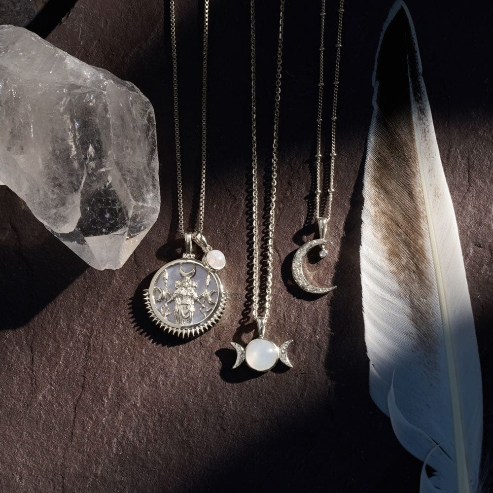 Mini Triple Moon Necklace From Awe Inspired