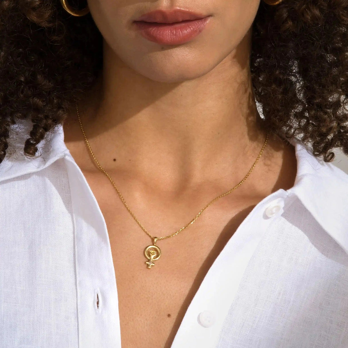 Woman Power Necklace From Awe Inspired