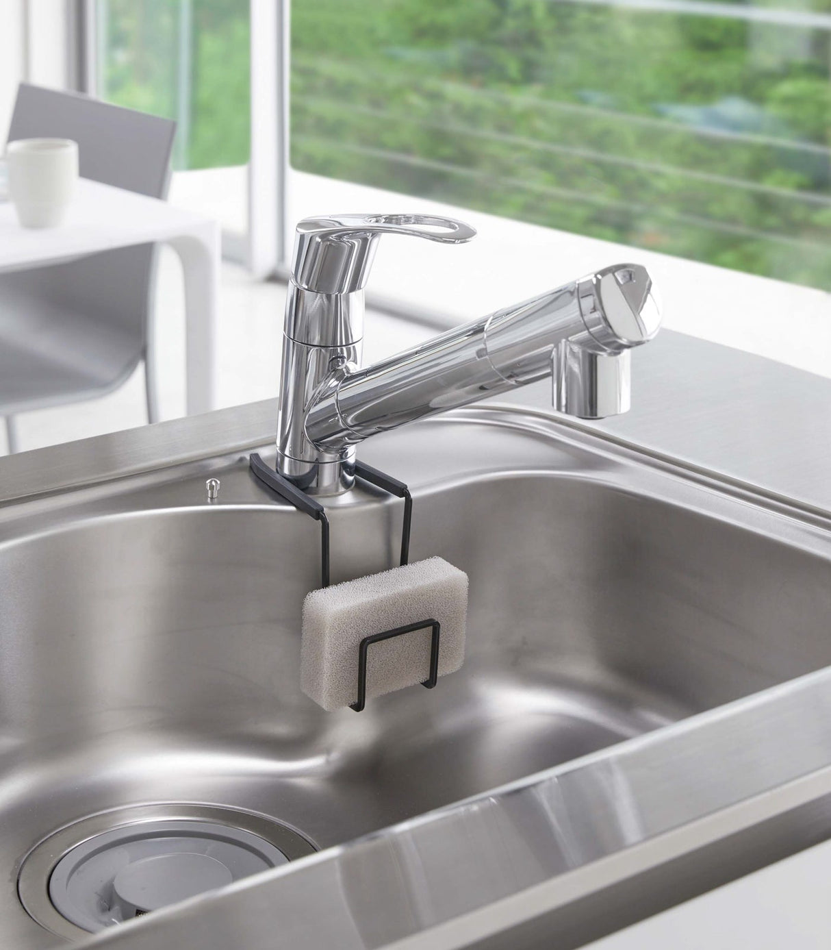 Faucet-Hanging Sponge Holder - Two Sizes - Steel from Yamazaki Home