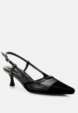 Axton Mesh Slingback Sandals from London Rag International