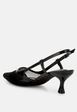 Axton Mesh Slingback Sandals from London Rag International