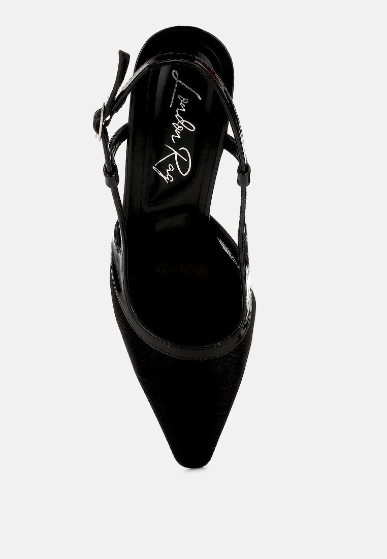 Axton Mesh Slingback Sandals from London Rag International