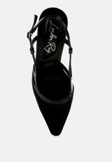 Axton Mesh Slingback Sandals from London Rag International