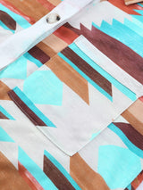 Aztec Dream Long Sleeve Shirt with Multicolor Print from MsDressly