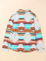 Aztec Dream Long Sleeve Shirt with Multicolor Print from MsDressly