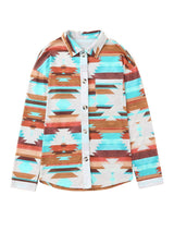 Aztec Dream Long Sleeve Shirt with Multicolor Print from MsDressly
