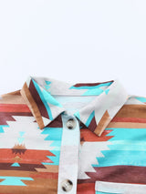 Aztec Dream Long Sleeve Shirt with Multicolor Print from MsDressly