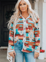 Aztec Dream Long Sleeve Shirt with Multicolor Print from MsDressly