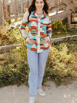 Aztec Dream Long Sleeve Shirt with Multicolor Print from MsDressly